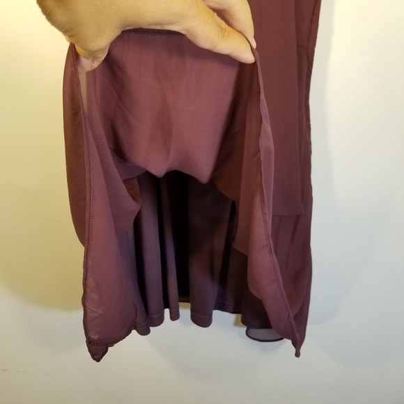 MODCLOTH Give it Timeless A-Line Aubergine Dress S - Picture 10 of 16